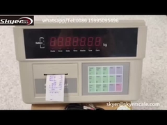 Indicatore dell'apparecchio di pesatura digitale industriale Yaohua A9P con stampante integrata per la bilancia dei camion
