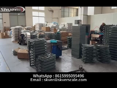 3T-5T Peso nominale Scala di pavimento in acciaio leggero 0.9x1.5m Per applicazioni industriali