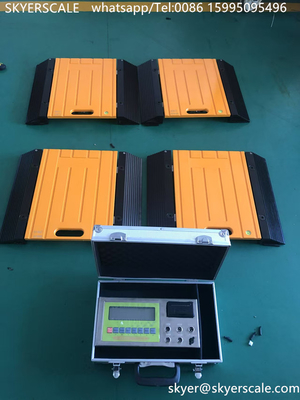 qualità  Wireless Portable Weighing Scale For Trucks 30 Ton Vehicle Weighing Pads Fabbrica