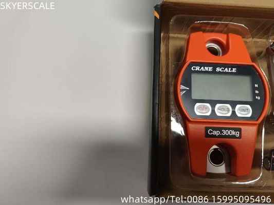 qualità  300kg  Powered Steel  Eletronic Crane Scale Digital Hanging Scale 3*AA Dry Battery Battery Fabbrica