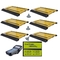 150T Dynamic Scales Static Portable Truck Axle Scales With LCD Display