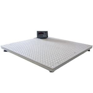 il pavimento della piattaforma 1ton di 1.5*1.5m riporta in scala le bilance di Digital