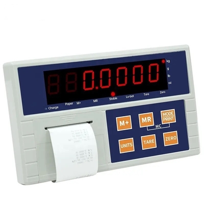 Ampio display a LED integrato nella stampante per etichette Indicatore di pesatura con alloggiamento in plastica digitale per bilance a piattaforma