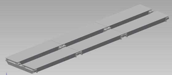 3×16m 100 bascule resistenti d'acciaio di tonnellata Q235B