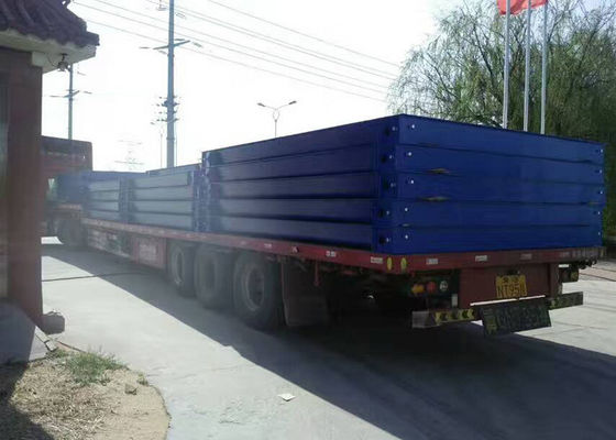 Q235 il camion materiale 50t del bene mobile 3×8m pesa le scale