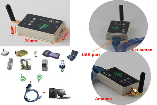 Radio di ATP all'indicatore del peso di Digital del PC