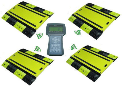 Bilancie portatili senza fili della lega di alluminio di Digital 4PCS Axle Scales