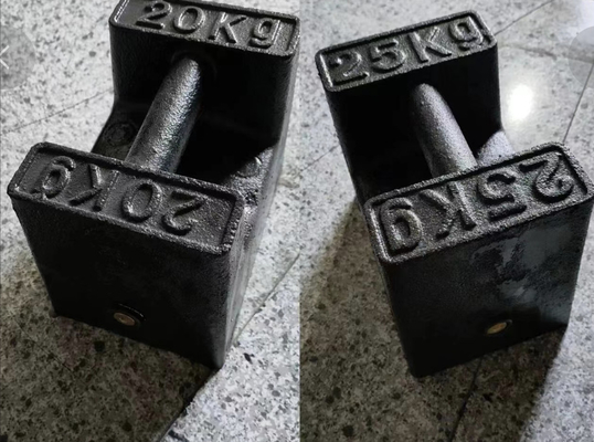 Pesi di prova impilabili da 20 kg M1 Pesi di taratura in ghisa da 20 kg per gru