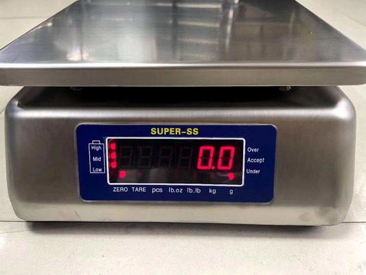 30 kg Super ss Scala di peso digitale elettronica impermeabile IP68 Scala di bilanciamento digitale in acciaio inossidabile