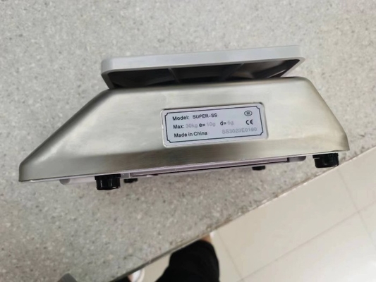 Scala elettronica di peso digitale impermeabile in acciaio inossidabile