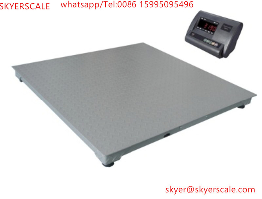1.2x1.2m Piattaforma di filo di 2 tonnellate per macchine Scala di pesatura digitale industriale con display tipo A12