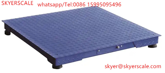 1.2x1.2m Piattaforma di filo di 2 tonnellate per macchine Scala di pesatura digitale industriale con display tipo A12