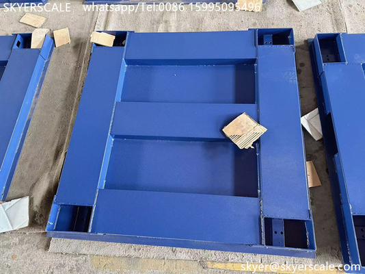 Zemic H8C Load Cell 1x1m 5Ton Heavy Duty Industrial Floor Scale con piattaforma in acciaio al carbonio