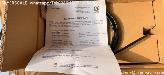 Zemic BM6G C3 Celle di carico da 100 kg per vari dispositivi elettronici di pesatura