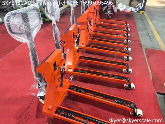 Pesatura idraulica a pallet a mano Pesatura per carrelli elevatori 2000 kg Pesatura industriale