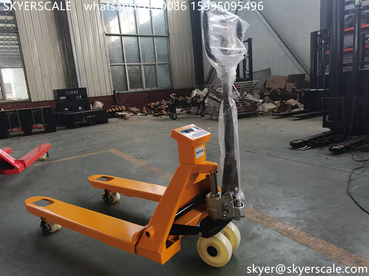 3000 kg di pesatura di pallet manuale idraulico a mano con bilancia
