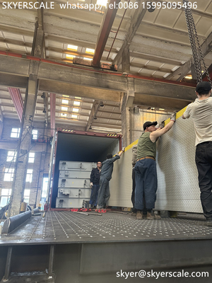 Produttori di ponti di pesatura elettronici industriali di larghezza 3 m x lunghezza 18 m, ponti di pesatura di 120 tonnellate