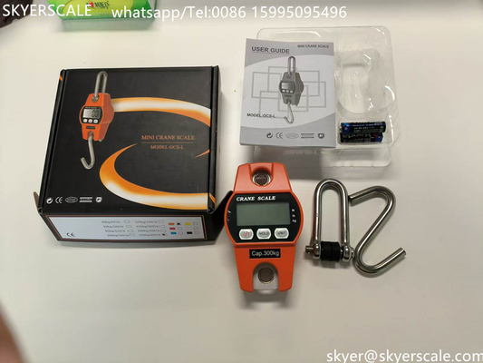 OCS-L Precision Electronic Crane Scale di alluminio Scale sospesa / Scala di pesatura 300kg 600lb