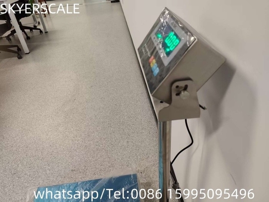 40x50cm 150kg Piattaforma di pesatura Scala in acciaio inossidabile con LED verde Indicatore impermeabile