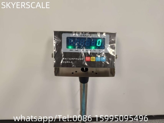 40x50cm 150kg Piattaforma di pesatura Scala in acciaio inossidabile con LED verde Indicatore impermeabile