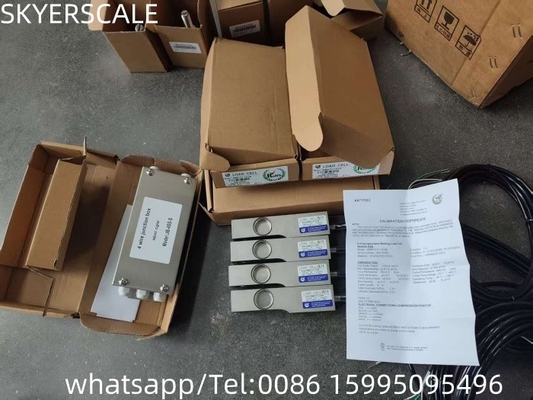 ZEMIC BM8D Celle di carico impermeabili in acciaio inossidabile a fascia di taglio 1000kg Piattaforma di pesatura Sensore di pesatura delle celle di carico