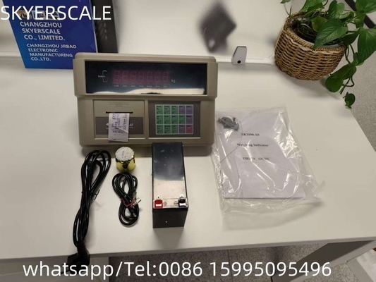 Indicatore dell'apparecchio di pesatura digitale industriale Yaohua A9P con stampante integrata per la bilancia dei camion
