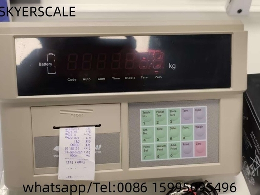 Indicatore dell'apparecchio di pesatura digitale industriale Yaohua A9P con stampante integrata per la bilancia dei camion