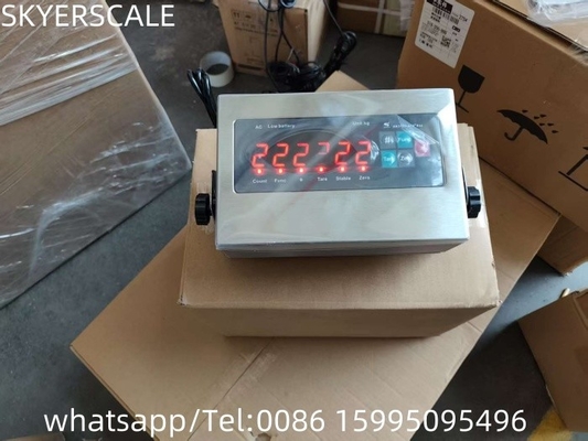 Indicatore di pesatura Indicatore elettronico di peso inossido A12ESS per scala di piattaforma e scala di pavimento