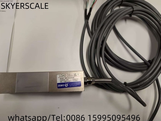2 tonnellate OIML Celle di carico Amplificatore Zemic H8C Sensore di pesatura per pavimenti Pesatura scala piattaforma Pesatura scala
