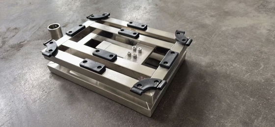 Scala di piattaforma di pesatura in acciaio inossidabile da 150 kg con indicatore LCD XK3190-A12
