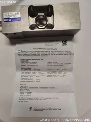 ZEMIC in acciaio inossidabile BM6G Cella di carico Sensore a singolo punto OIML Trasduttore di forza per bilancia elettronica