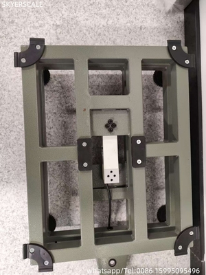 Piattaforma di classe industriale in acciaio al carbonio, a scala di 500 kg con piastra di copertura in acciaio inossidabile, fabbrica di esportazione diretta