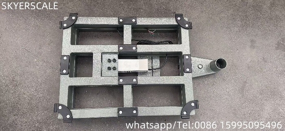 Scala di pesatura digitale in acciaio leggero 40x50cm 200kg con cella di carico Zemic L6E3