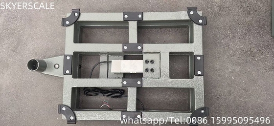 Scala di pesatura digitale in acciaio leggero 40x50cm 200kg con cella di carico Zemic L6E3
