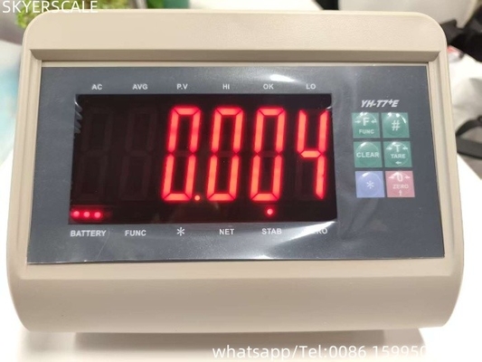 Indicatore di pesatura Xk3190 T7+E con interfaccia a cavo Rs232 YAOHUA YH-T7+E