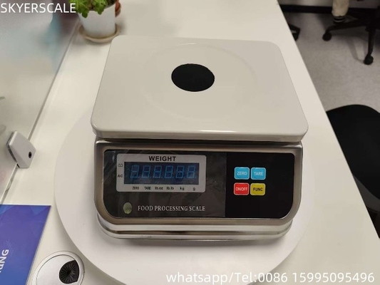 15 kg di acciaio inossidabile scala elettronica di peso digitale impermeabile IP68
