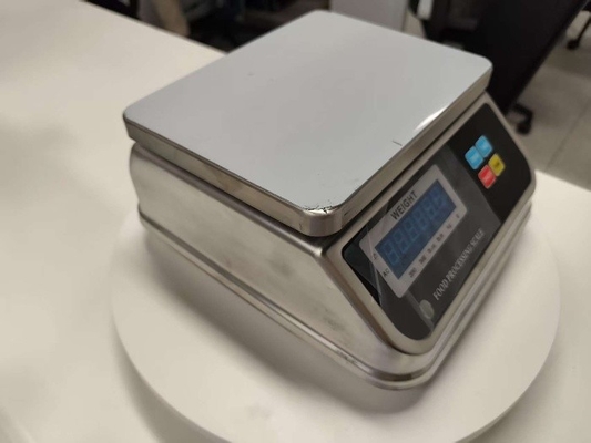 15 kg di acciaio inossidabile scala elettronica di peso digitale impermeabile IP68