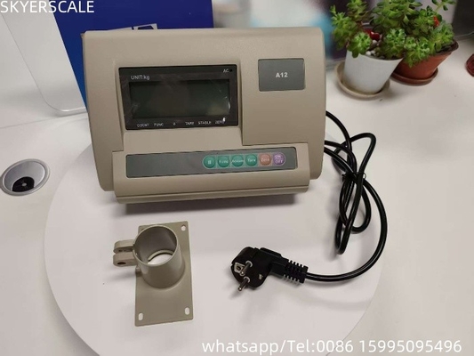 XK3190-A12 Indicatore di peso LCD per bilanci di piattaforme di pesatura digitali