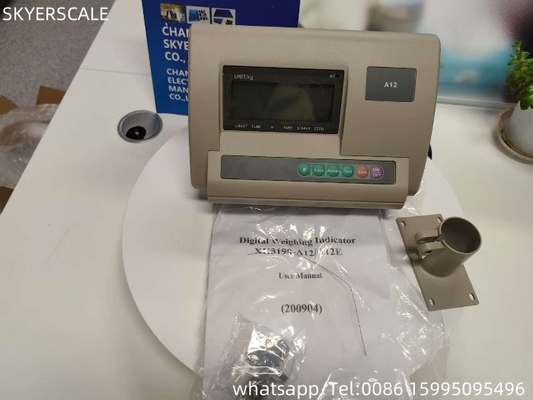 XK3190-A12 Indicatore di peso LCD per bilanci di piattaforme di pesatura digitali