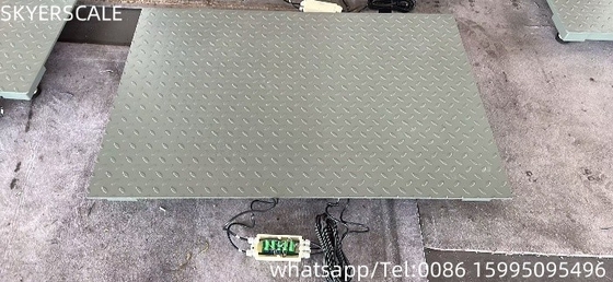 Piattaforma di acciaio tenero 0,8mx1,2m Pesatura pesante 3 tonnellate Pesatura industriale