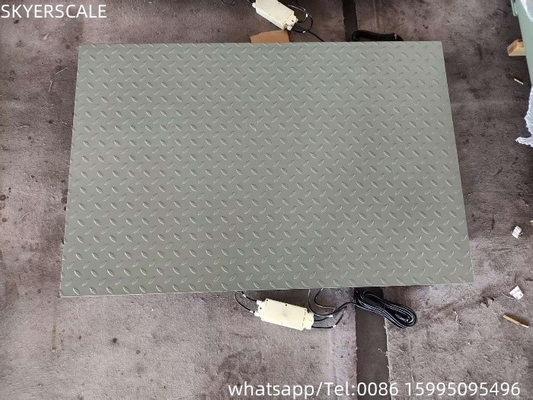 Piattaforma di acciaio tenero 0,8mx1,2m Pesatura pesante 3 tonnellate Pesatura industriale