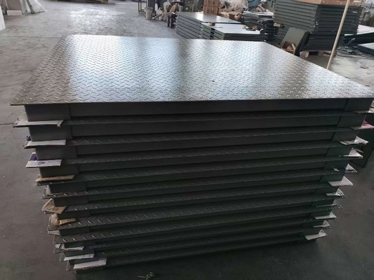 Piattaforma di acciaio tenero 0,8mx1,2m Pesatura pesante 3 tonnellate Pesatura industriale