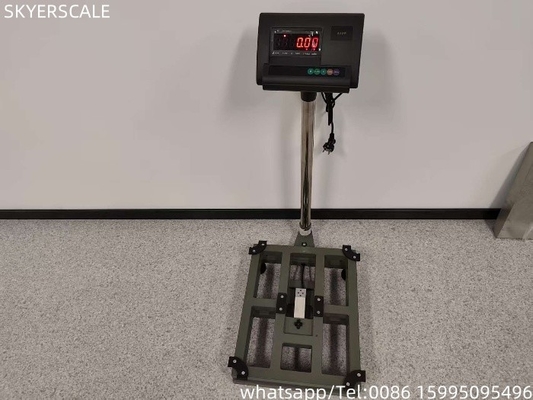 Piattaforma compatta in acciaio leggero da 300 kg con display LED di peso elevato
