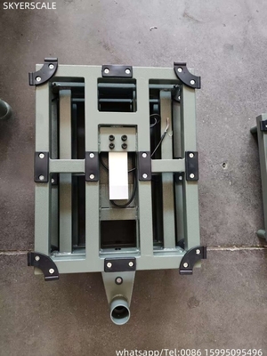 Piattaforma compatta in acciaio leggero da 300 kg con display LED di peso elevato