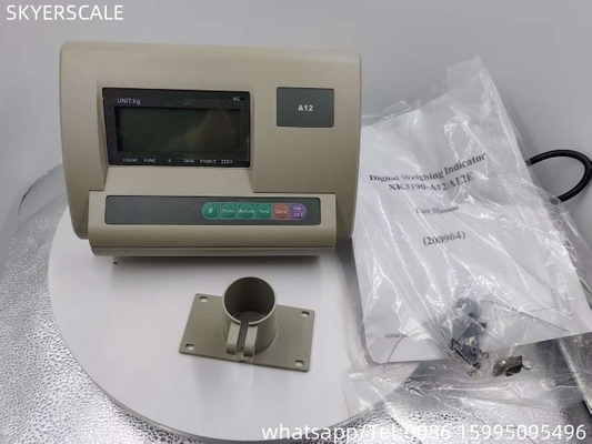 Indicatore elettronico della bilancia XK3190 A12 Indicatore di pesatura LCD