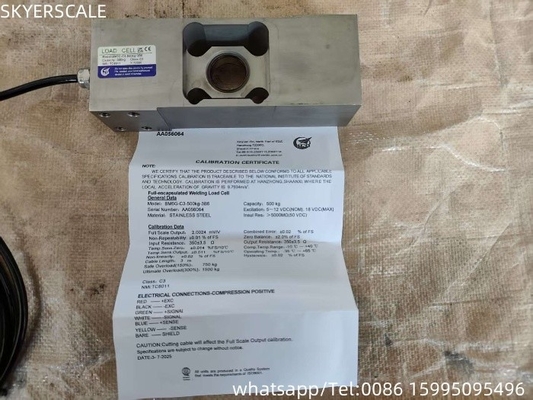 Cella di carico impermeabile IP68 Zemica in acciaio inossidabile BM6G 50kg 100kg 300kg 500kg Celle di pesatura
