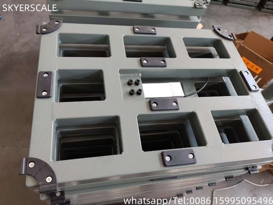 60x60cm 300kg Scala portatile di banco Pesare Scala di piattaforma in acciaio al carbonio