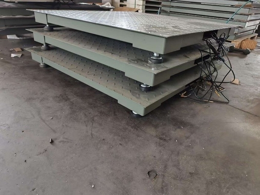 Scale di pesatura industriale in acciaio al carbonio 1.4x1.4m 5t Scala elettronica per pavimenti