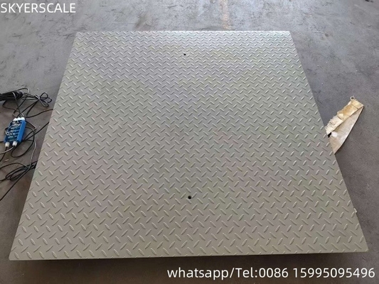 1.2x2m 3t Digital Industrial Carbon Steel Platform Scale per pavimento