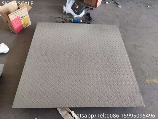 1.2x2m 3t Digital Industrial Carbon Steel Platform Scale per pavimento